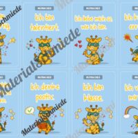 Motivationskarten für die Giraffenklasse (Arbeitsblatt 03)