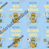 Motivationskarten für die Giraffenklasse (Arbeitsblatt 04)