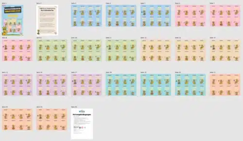 Motivationskarten für die Giraffenklasse (Überblick)