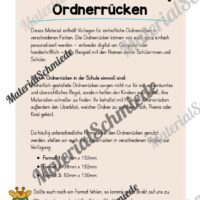 Ordnerrücken für die Giraffenklasse (Arbeitsblatt 01)