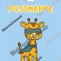 Postmappe für die Giraffenklasse (Arbeitsblatt 02)