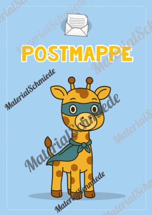 Postmappe für die Giraffenklasse (Arbeitsblatt 02)
