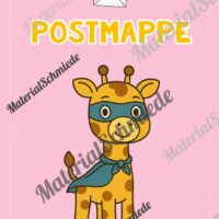 Postmappe für die Giraffenklasse (Arbeitsblatt 03)