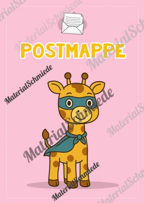 Postmappe für die Giraffenklasse (Arbeitsblatt 03)