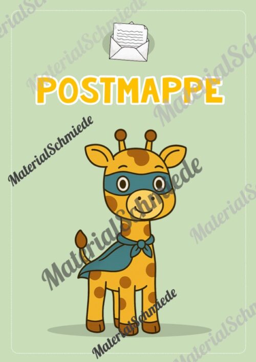 Postmappe für die Giraffenklasse (Arbeitsblatt 04)