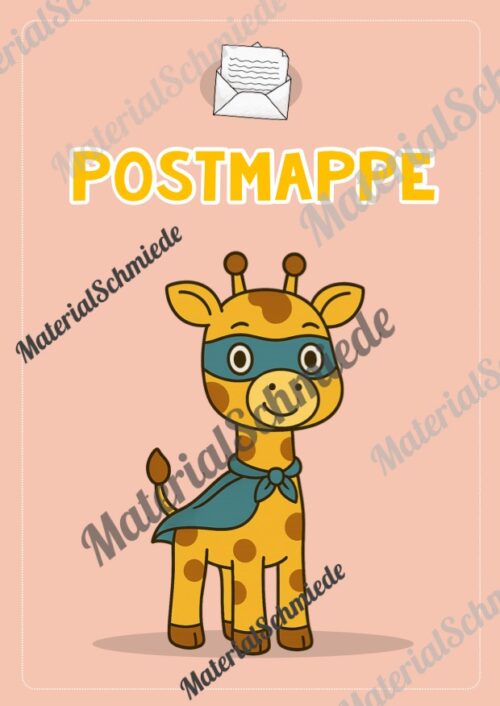 Postmappe für die Giraffenklasse (Arbeitsblatt 06)