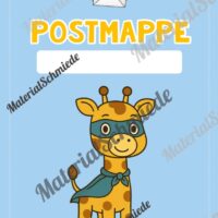 Postmappe für die Giraffenklasse (Arbeitsblatt 07)
