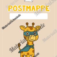 Postmappe für die Giraffenklasse (Arbeitsblatt 10)