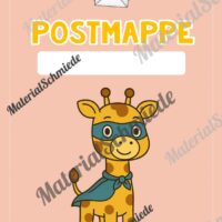 Postmappe für die Giraffenklasse (Arbeitsblatt 11)