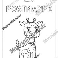 Postmappe für die Giraffenklasse (Arbeitsblatt 12)