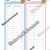 Rechenpass & Rechenurkunde für die Giraffenklasse (Arbeitsblatt 05)