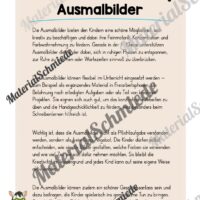 Ausmalbilder für die Zebraklasse (Arbeitsblatt 01)
