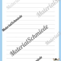 Briefpapier für die Zebraklasse (Arbeitsblatt 07)