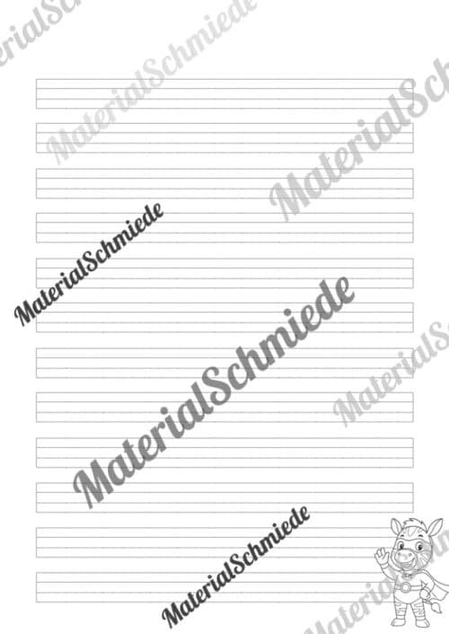 Briefpapier für die Zebraklasse (Arbeitsblatt 14)