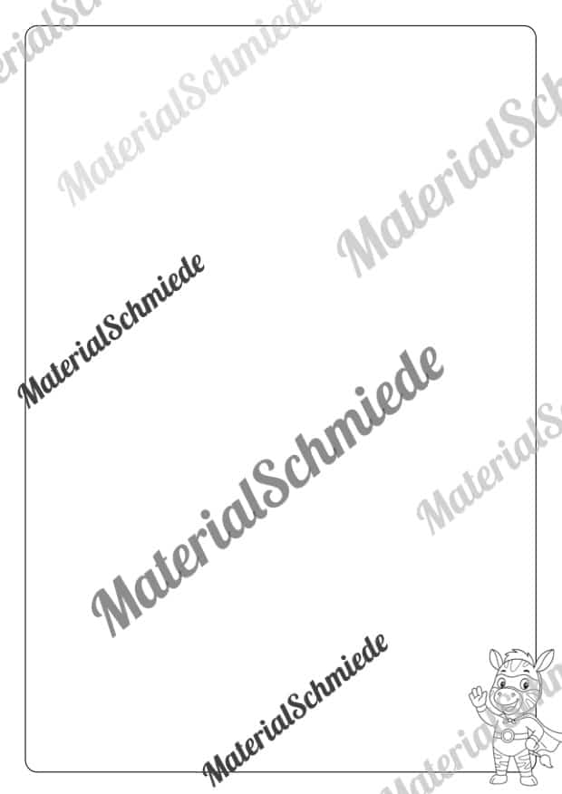 Briefpapier für die Zebraklasse (Arbeitsblatt 15)