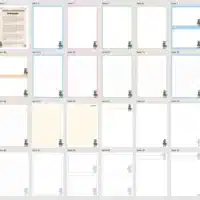 Briefpapier für die Zebraklasse (Überblick)