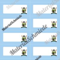 Etiketten für die Zebraklasse (Arbeitsblatt 07)