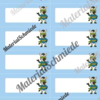 Etiketten für die Zebraklasse (Arbeitsblatt 08)