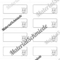 Etiketten für die Zebraklasse (Arbeitsblatt 09)