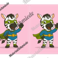 Gruppenschilder für die Zebraklasse (Arbeitsblatt 09)