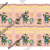 Begrüßungs-Kärtchen für die Zebraklasse (Arbeitsblatt 04)