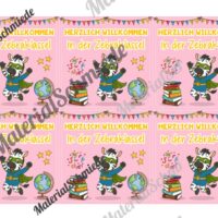 Begrüßungs-Kärtchen für die Zebraklasse (Arbeitsblatt 05)