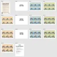 Begrüßungs-Kärtchen für die Zebraklasse (Überblick)