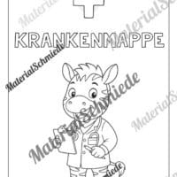 Krankenmappe für die Zebraklasse (Arbeitsblatt 09)