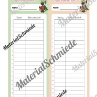 Lesepass & Leseurkunde für die Zebraklasse (Arbeitsblatt 03)