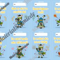 Lobkärtchen für die Zebraklasse (Arbeitsblatt 05)