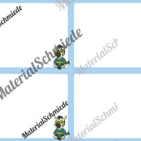 Mitteilungskarten für die Zebraklasse (Arbeitsblatt 07)