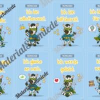 Motivationskarten für die Zebraklasse (Arbeitsblatt 04)