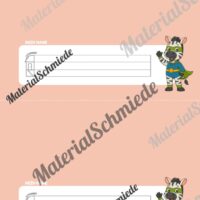 Namensschilder für die Zebraklasse (Arbeitsblatt 02)