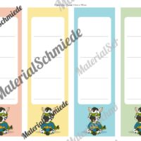 Ordnerrücken für die Zebraklasse (Arbeitsblatt 02)