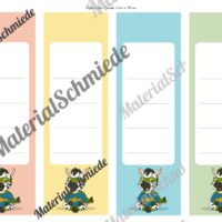 Ordnerrücken für die Zebraklasse (Arbeitsblatt 04)