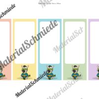 Ordnerrücken für die Zebraklasse (Arbeitsblatt 07)