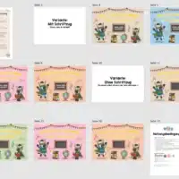 Willkommensplakate für die Zebraklasse (Überblick)