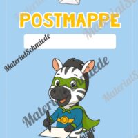 Postmappe für die Zebraklasse (Arbeitsblatt 02)