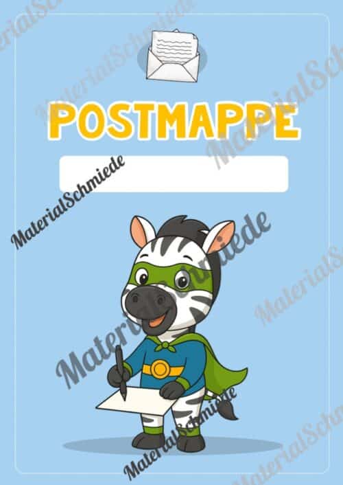 Postmappe für die Zebraklasse (Arbeitsblatt 02)