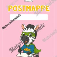 Postmappe für die Zebraklasse (Arbeitsblatt 03)