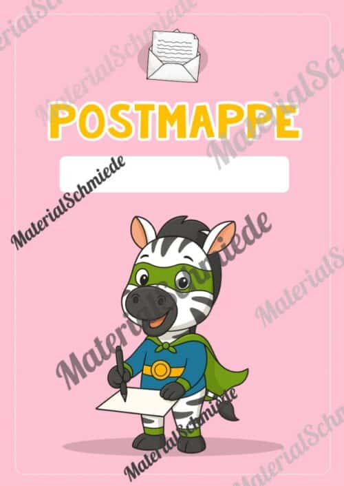 Postmappe für die Zebraklasse (Arbeitsblatt 03)