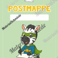 Postmappe für die Zebraklasse (Arbeitsblatt 04)