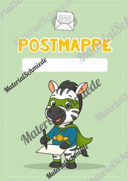 Postmappe für die Zebraklasse (Arbeitsblatt 04)