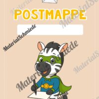Postmappe für die Zebraklasse (Arbeitsblatt 05)