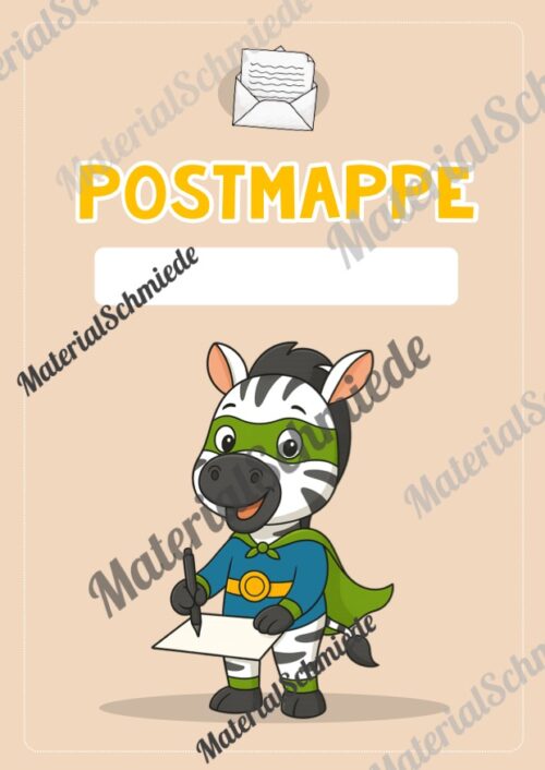 Postmappe für die Zebraklasse (Arbeitsblatt 05)