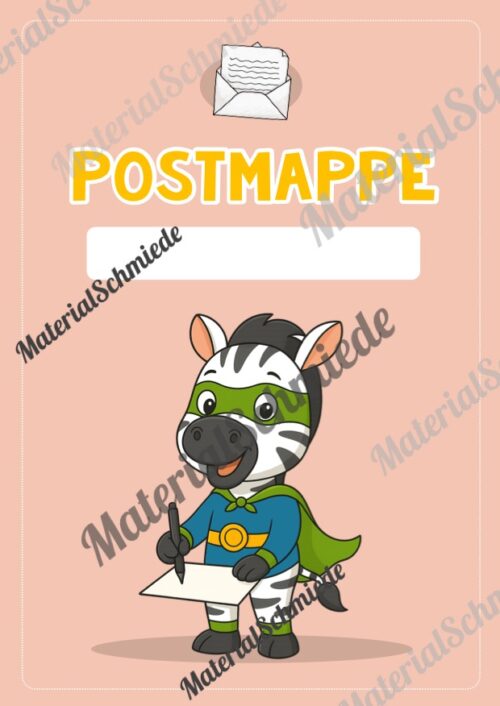 Postmappe für die Zebraklasse (Arbeitsblatt 06)
