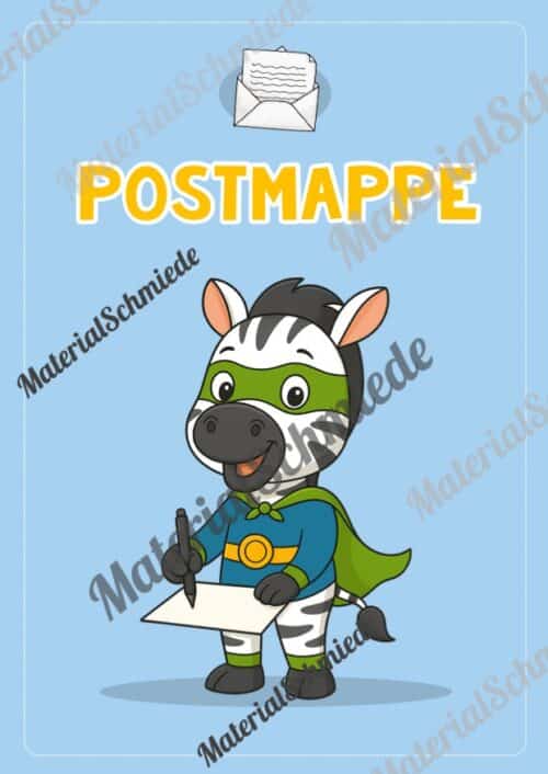 Postmappe für die Zebraklasse (Arbeitsblatt 07)