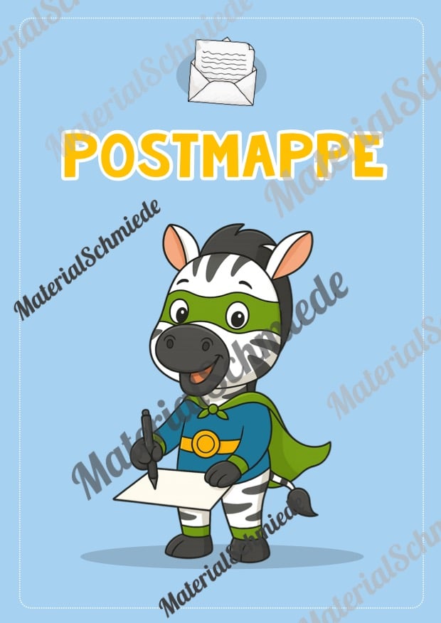 Postmappe für die Zebraklasse (Arbeitsblatt 07)