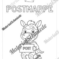 Postmappe für die Zebraklasse (Arbeitsblatt 08)
