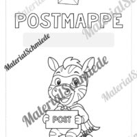 Postmappe für die Zebraklasse (Arbeitsblatt 09)